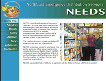Tablet Screenshot of cincyneeds.org
